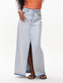 Jeans Rok Pip Maxi | Washed Blue