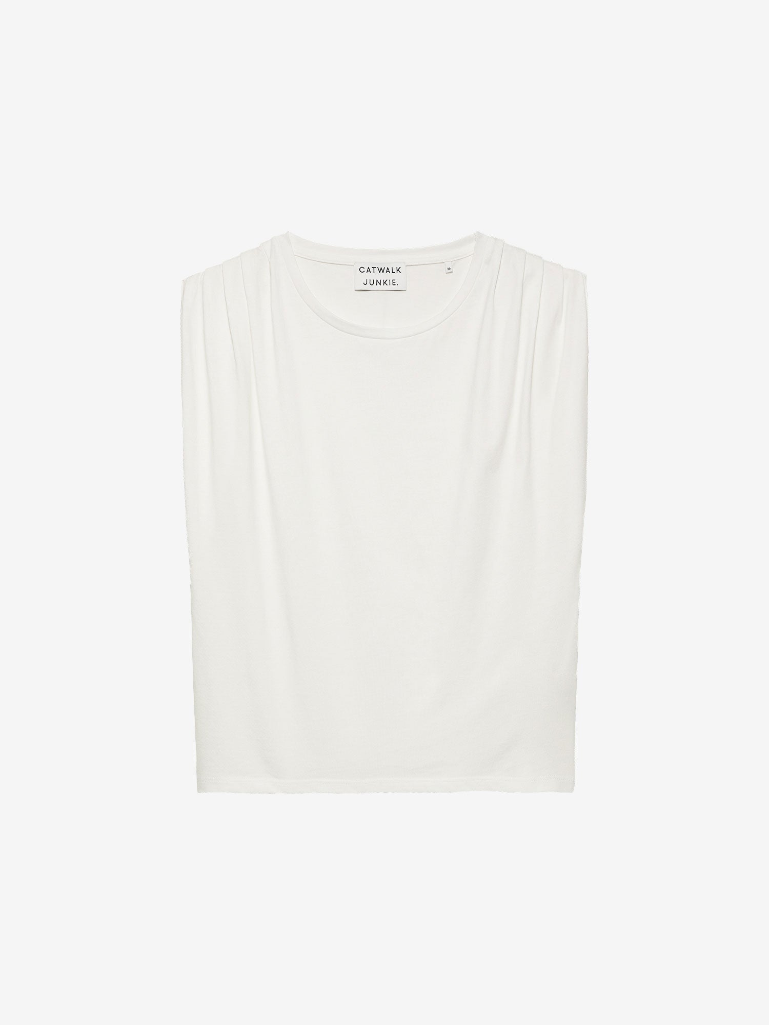 Singlet met schouder detail | Off White