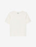 Tshirt van ribstof | Off White