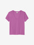 Tshirt met V hals | Iris Orchid