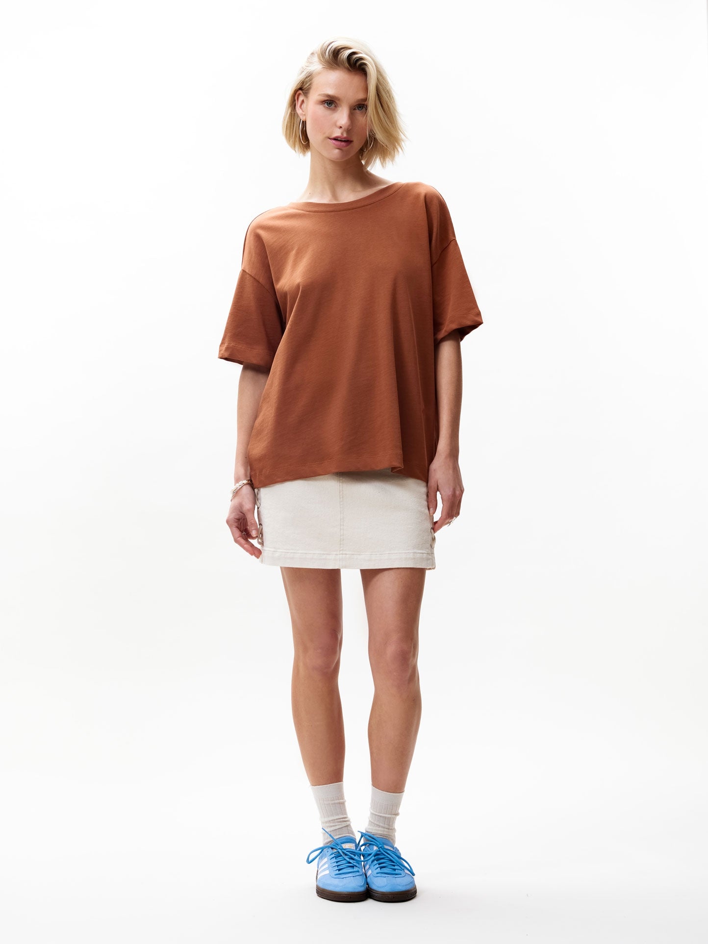 Tshirt met rug detail | Copper