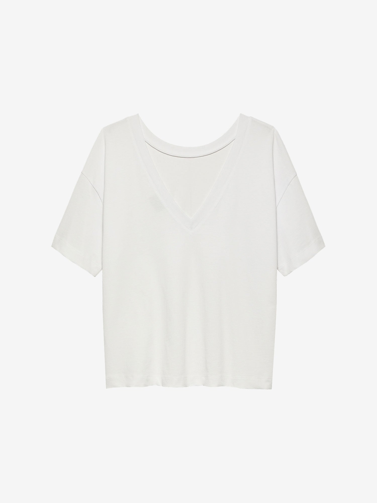 Tshirt met rug detail | Crips White