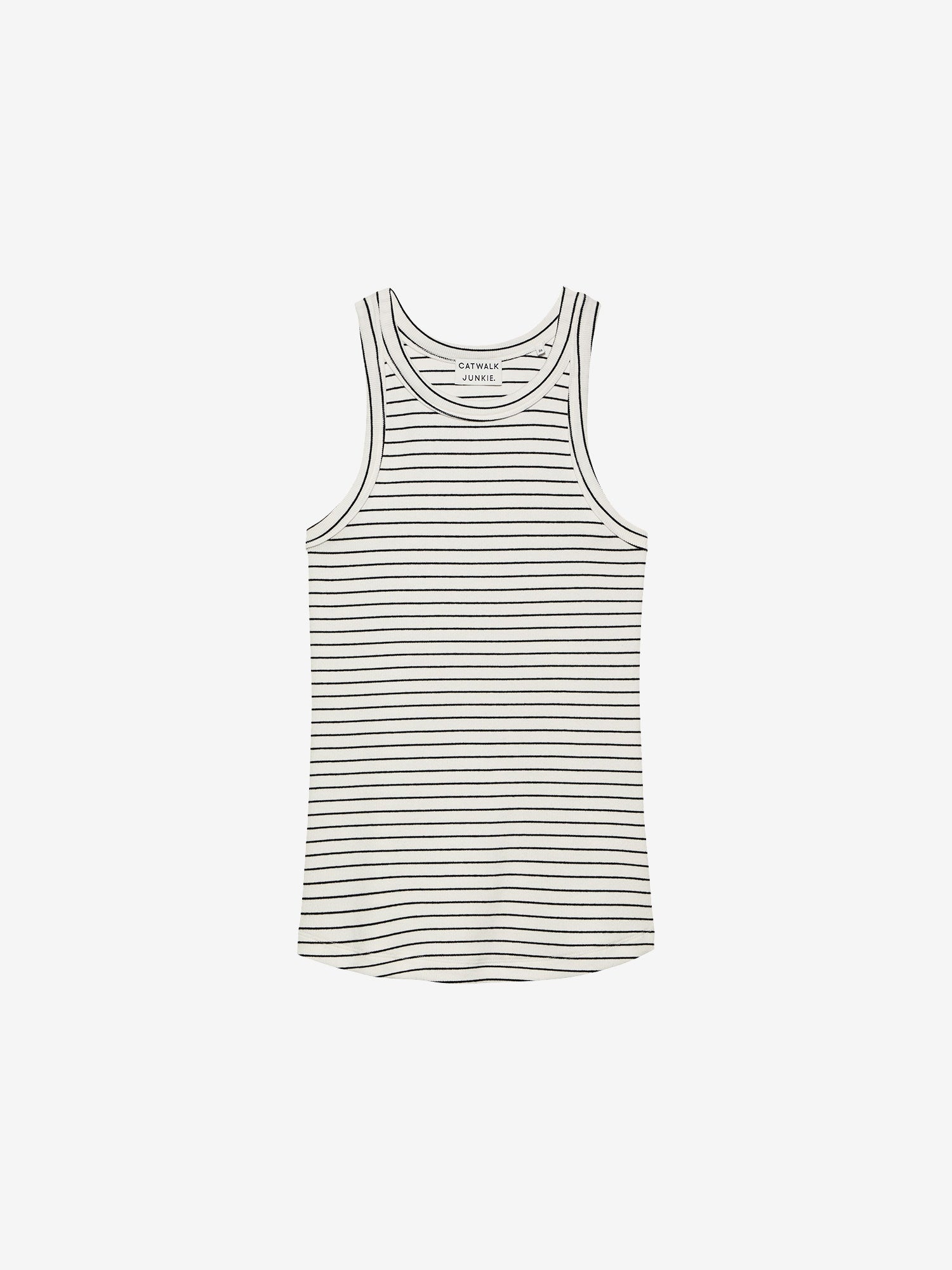 Singlet van ribstof | Off White