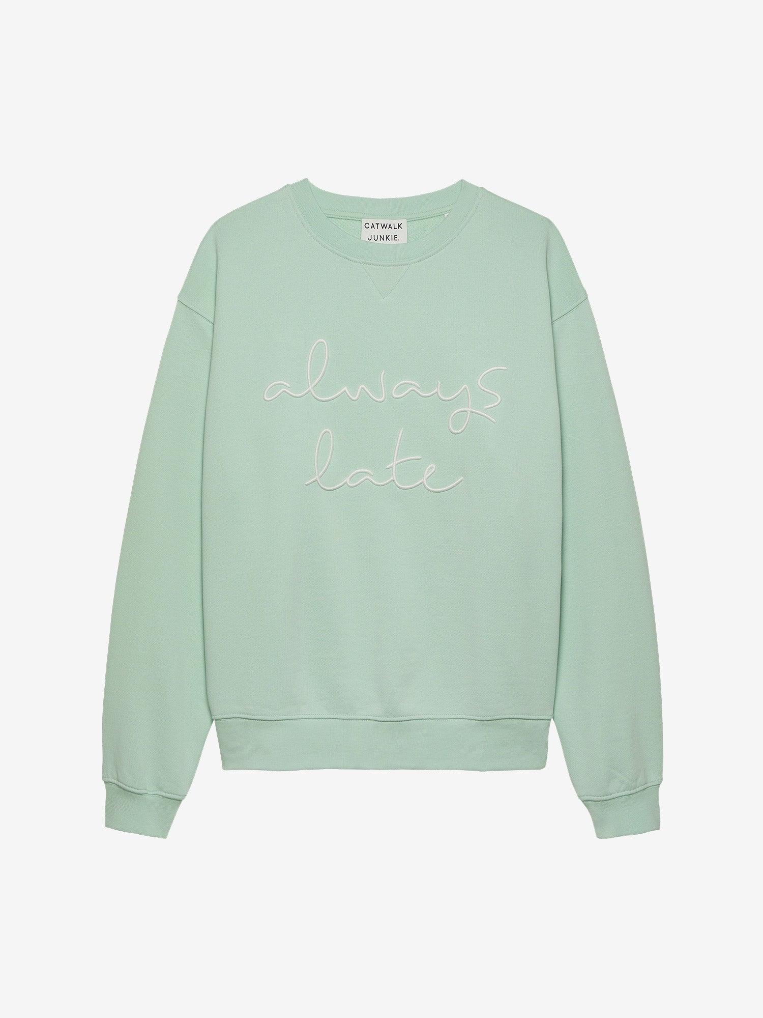 Always Late Sweater | Gossamer Green