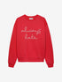 Always Late Sweater | Ribbon Red