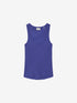 Ribbed singlet with scoop neck