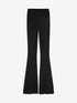 Flare Ribbed Broek Party | Black