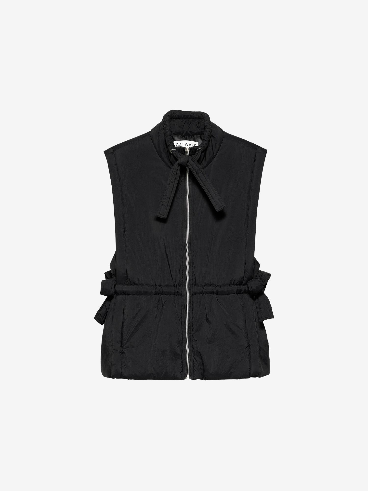 padded body warmer | Black