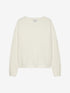 relaxed fit soft knit | Off White