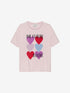 T-shirt with graphic | Light Lilac