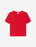 Tshirt van ribstof | Ribbon Red