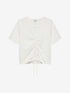 Tshirt met smock detail | Off White